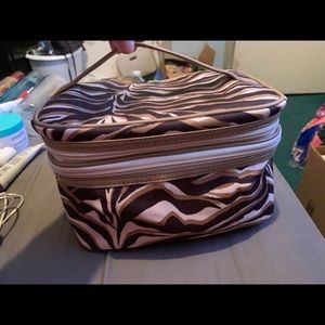 Animal Print Travel Makeup Bag